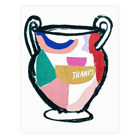 Colleen Harrington Greek Vase Thank You Card