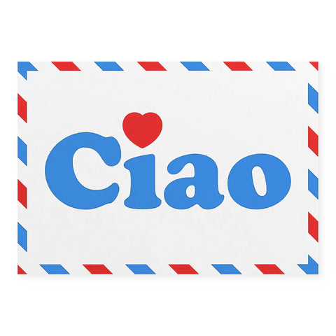 Crispin Finn Ciao Greeting Card