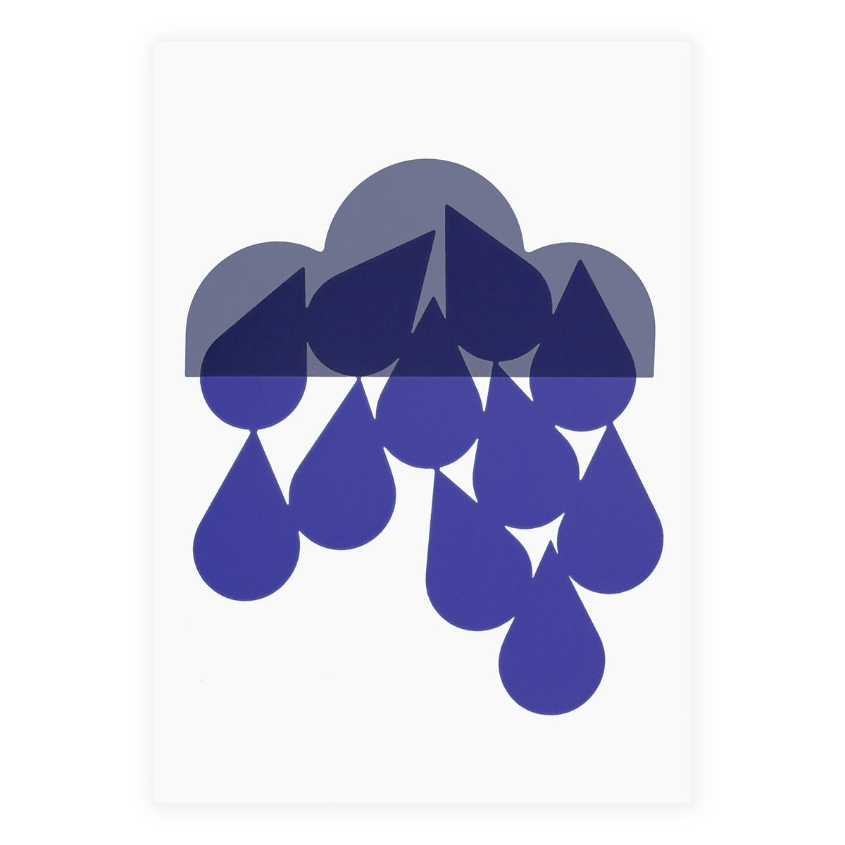 Heavy Cloud Greeting Card