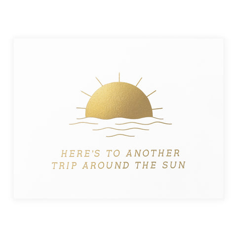 Hello Paper Co. Trip Around The Sun Birthday Card