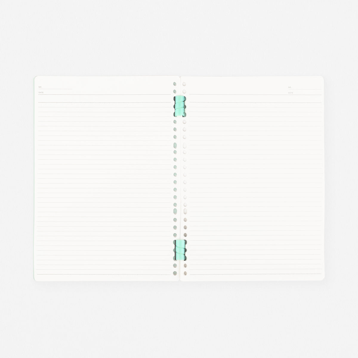 Laseno Flexible Spiral Ring Refillable Notebook Mint B5
