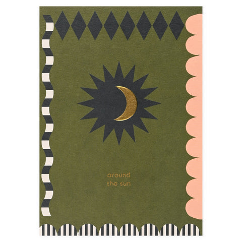 Kinshipped Around The Sun Greeting Card 