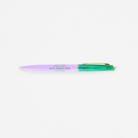 MARK'S Inc. Mark's x Anterique Mach Ball Ink Ballpoint Pen | 3 Colorways Purple + Clear Green