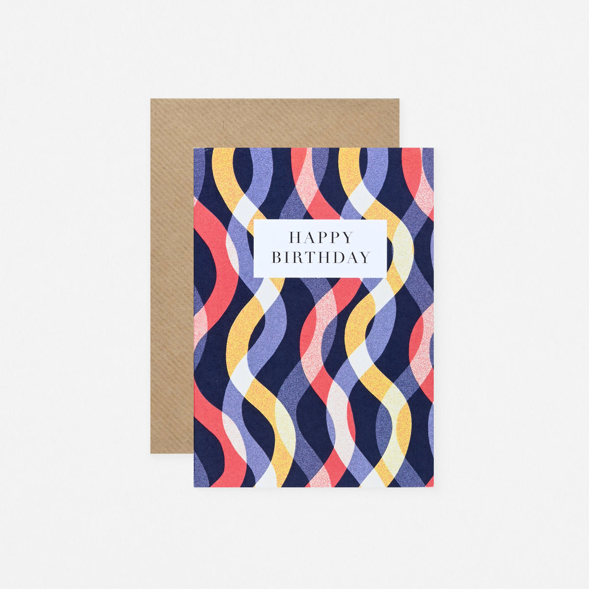 Miscellany Press Wiggle Birthday Card 