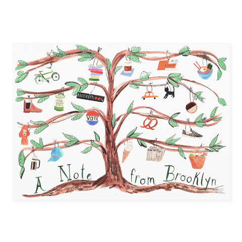 Mr. Boddington's Studio A Tree Grows in Brooklyn Greeting Card