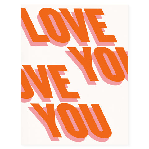 paper&stuff Love You X 2 Greeting Card 