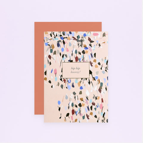 Pavilion Swatch Hip Hip Hooray! Greeting Card 