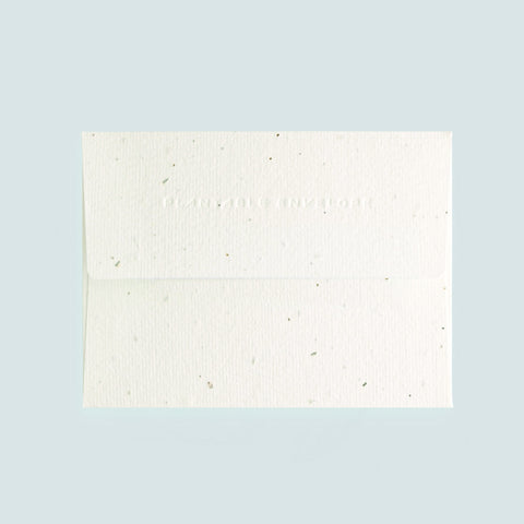 Seedlings Gobble Thanksgiving Card With Plantable Envelope 