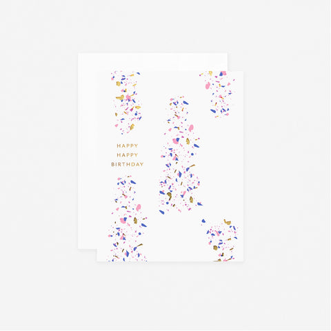 Ramona & Ruth Happy Birthday Confetti Greeting Card