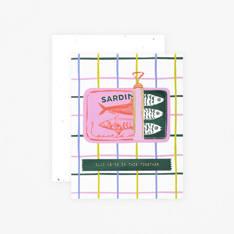Someday Studio Sardines Greeting Card