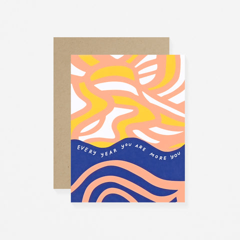 The Good Twin More You Birthday Card 