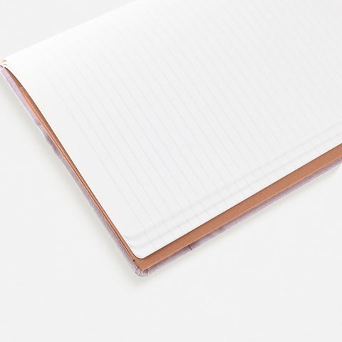 Tinne + Mia Fleur De Brume Linen  Notebook Lined/Dot Grid 