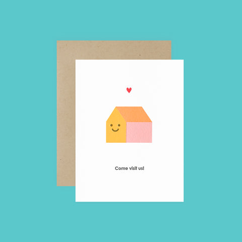 Fugu Fugu Come Visit Us! Greeting Card 