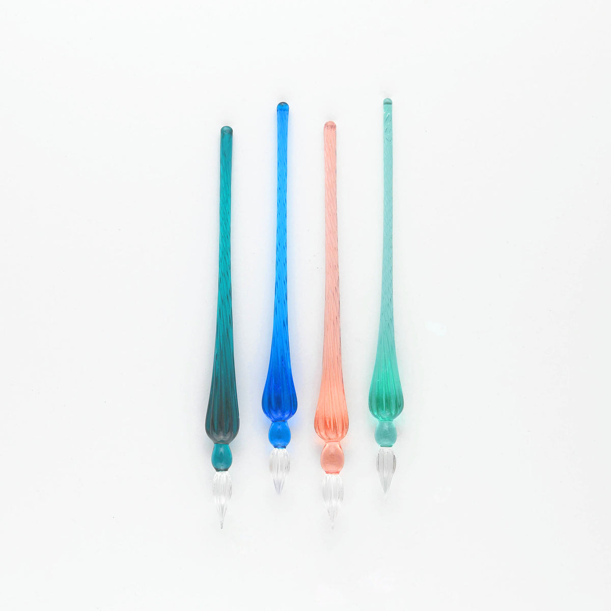 J. Herbin Hand-Blown Glass Dip Pen Spiral | 4 Colors