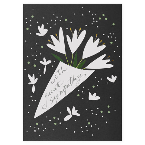 Karen Adams Sympathy Bouquet Greeting Card 