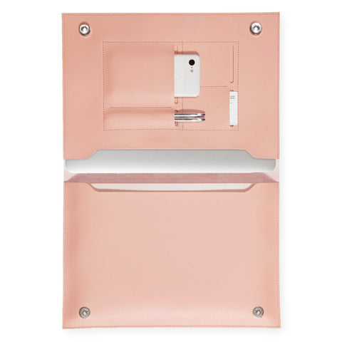 Poketo Poketo Large 13" Minimalist Folio Blush 