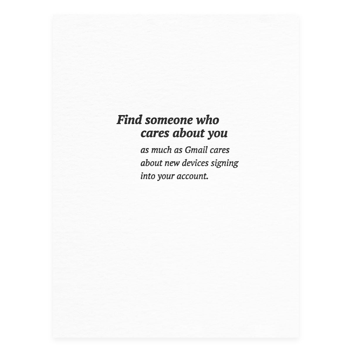 Sapling Press Gmail Greeting Card 